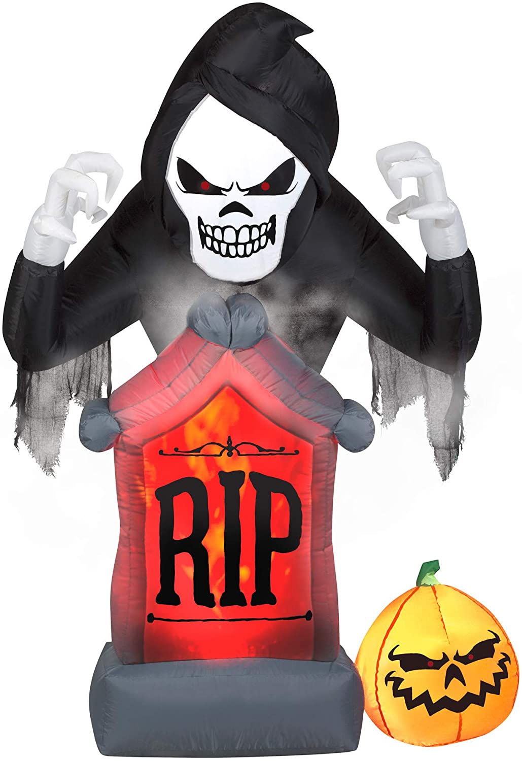 Gemmy RIP Reaper Pumpkin AIRBLOWN