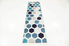 Load image into Gallery viewer, Unique Loom Metro Collection Area Rug, 2' x 6' 7, Ivory