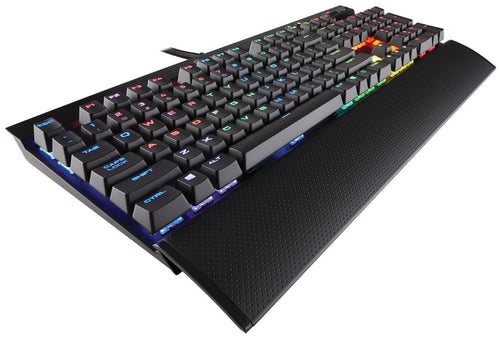 CORSAIR K70 RGB RAPIDFIRE Mechanical Gaming Keyboard - USB Passthrough & Media Controls - Fastest & Linear - Cherry MX Speed - RGB LED Backlit