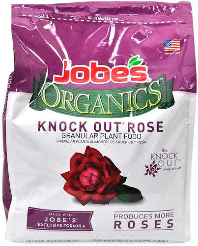 Jobe's 8 lb. Organic Knock-Out Rose Plant Food (Оne Расk)