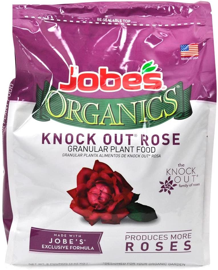 Jobe's 8 lb. Organic Knock-Out Rose Plant Food (Оne Расk)