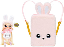 Load image into Gallery viewer, Na Na Na Surprise 3-in-1 Backpack Bedroom Playset With Limited Edition Aubrey Heart Doll In Exclusive Outfit | Pink Fuzzy Bunny Bag, Real Mirror, Closet with Drawer, Pillows, Blanket | Kids Ages 5+