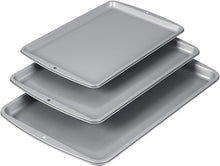 Load image into Gallery viewer, Wilton Recipe Right 3 Piece Cookie Pan Set