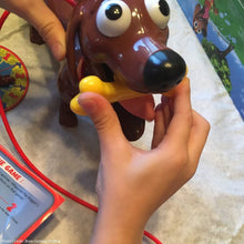 Load image into Gallery viewer, Goliath New &amp; Improved Doggie Doo - Squeeze The Leash Poop The Food Game, Brown