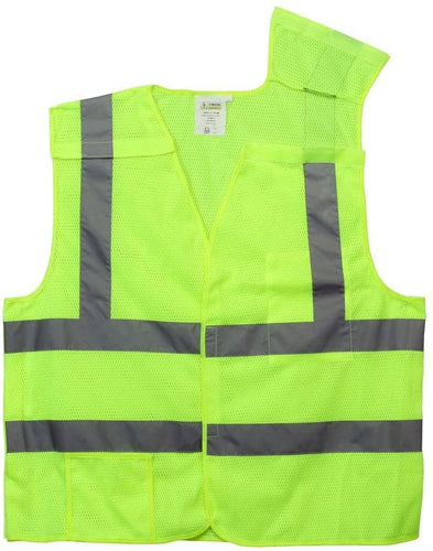 Flame Resistant 5 point Breakaway Class 2 Hi Vis Safety Vest - Large
