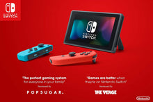 Load image into Gallery viewer, Nintendo Switch – Neon Red and Neon Blue Joy-Con
