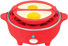Load image into Gallery viewer, Elite Gourmet Eggs &amp; Soft, Medium, Hard-Boiled Egg Boiler Cooker with Auto Shut-Off and Buzzer, Measuring Cup Included, BPA Free