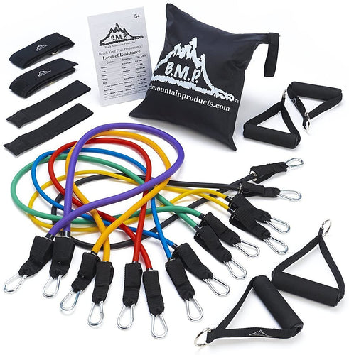 Black Mountain Products - Ultimate Resistance Band Set with Starter Guide