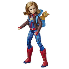 Load image into Gallery viewer, Marvel Captain Marvel Movie Captain Marvel Super Hero Doll Goose The Cat (Ages 6 &amp; Up)