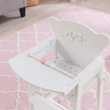 Load image into Gallery viewer, KidKraft 61111 Tiffany Bow Lil' Doll High Chair