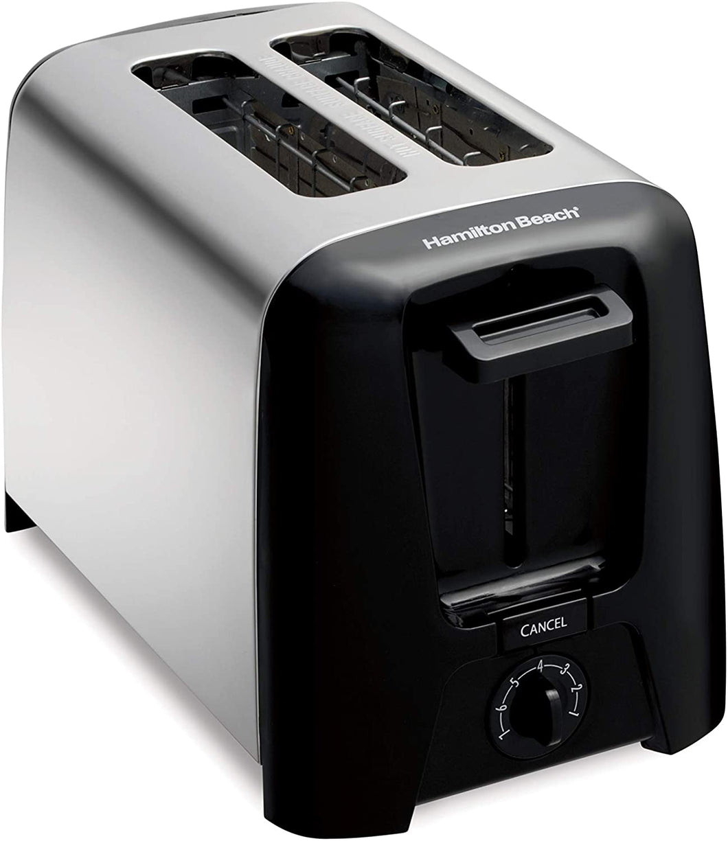 Hamilton Beach Cool Wall 2-Slice Toaster, Chrome