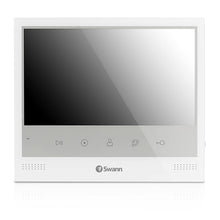 Load image into Gallery viewer, Swann SWADS-DP885C-US Expandable Intercom and Video Door Phone with 7” LCD Monitor, White