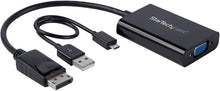 Load image into Gallery viewer, StarTech.com DisplayPort to VGA Adapter with Audio – 1920x1200 – DP to VGA Converter for Your VGA Monitor or Display (DP2VGAA)