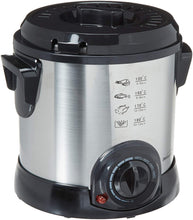 Load image into Gallery viewer, Brentwood DF-701 Electric Deep Fryer, 1-Liter, Stainless Steel