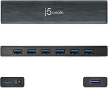 Load image into Gallery viewer, j5create 7-Port USB 3.0 Hub for Mac and Windows