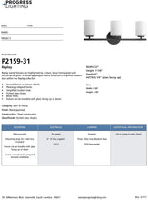 Load image into Gallery viewer, Progress Lighting P2159-09 Contemporary/Soft 3-100W Med Bath Bracket