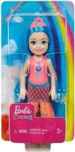 Load image into Gallery viewer, Barbie Dreamtopia Chelsea Sprite Doll, 7-inch, with Blue Hair Wearing Fashion and Accessories, Multi (GJJ94)