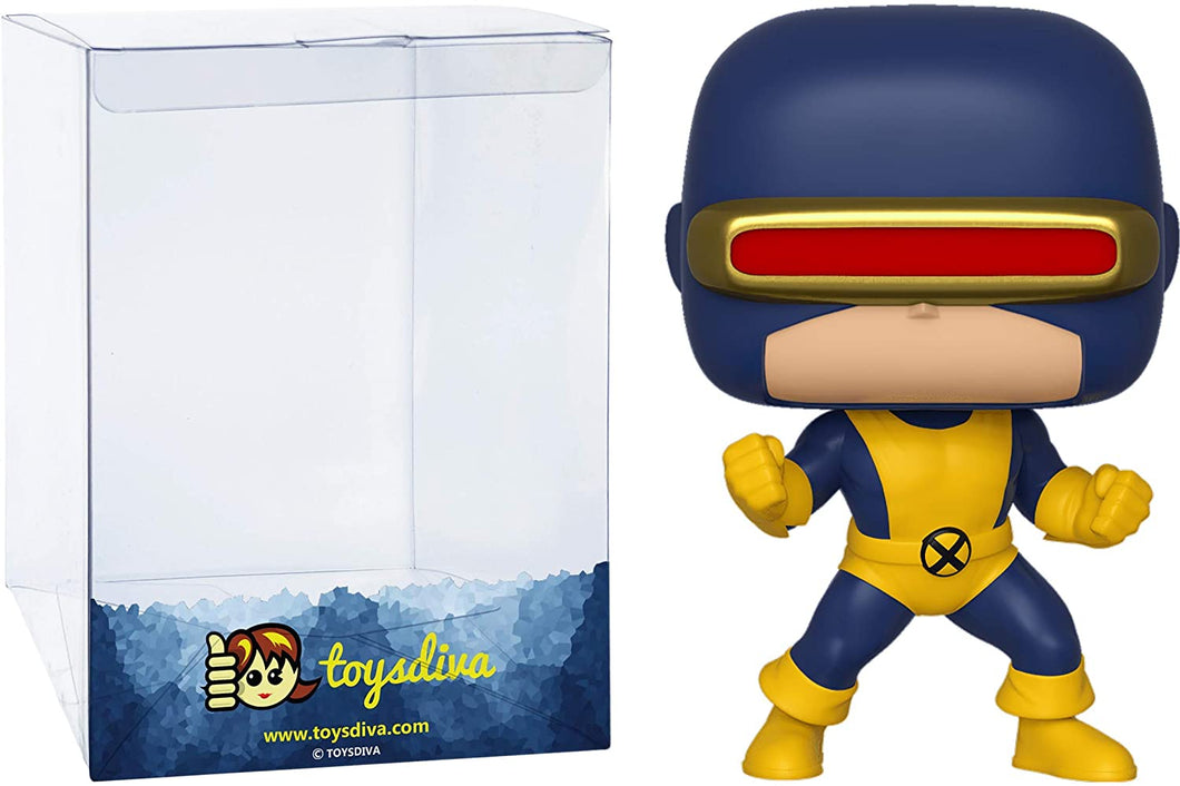 Cyclops: Funk o Pop! Vinyl Figure Bundle with 1 Compatible 'ToysDiva' Graphic Protector (502 - 40714 - B)