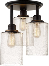 Load image into Gallery viewer, Globe Electric Sedona Flush Mount Ceiling Light