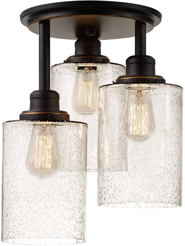 Globe Electric Sedona Flush Mount Ceiling Light