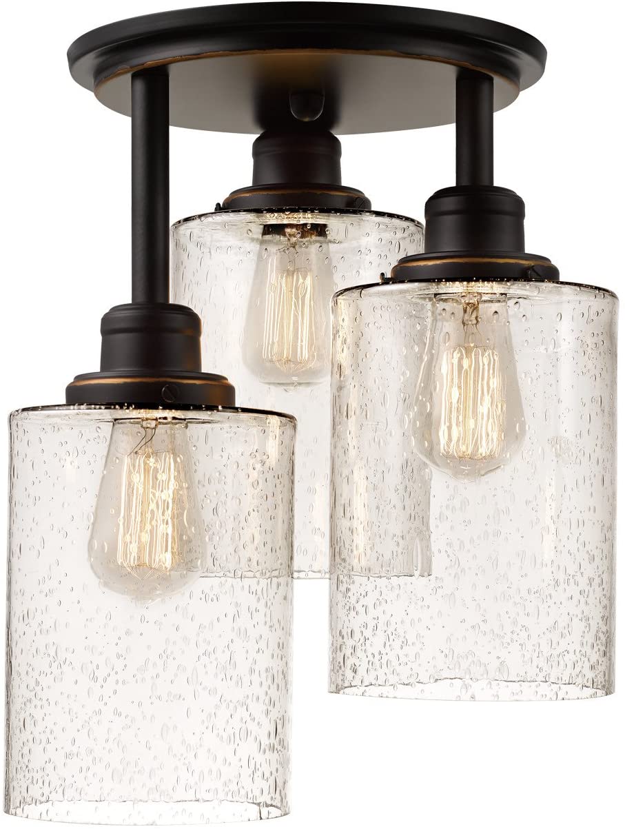 Globe Electric Sedona Flush Mount Ceiling Light