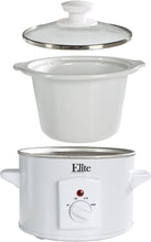 Load image into Gallery viewer, ELITE CUISINE MST-250XW MINI SLOW COOKIER 1.5QT ONE POT MEAL