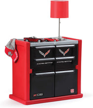 Load image into Gallery viewer, Step2 Corvette Dresser for Kids - Durable 4 Drawer Cabinet Organizer, Red/Black/Silver
