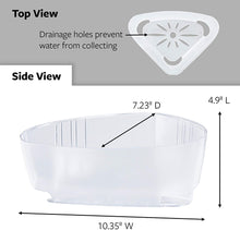 Load image into Gallery viewer, Command Shower Caddy, Satin Nickel, 1-Caddy, 1-Prep Wipe