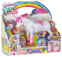 Load image into Gallery viewer, Little Live Pets Shimmer My Dancing Unicorn Rainbow Colors