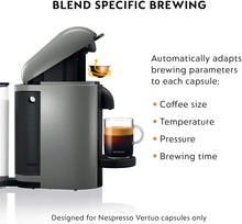 Load image into Gallery viewer, Breville-Nespresso USA BNV420IBL1BUC1 Nespresso VertuoPlus Bundle by Breville-Ink Black single-serve