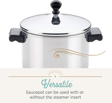Load image into Gallery viewer, Farberware Classic Series Stainless Steel 1-Quart Covered Saucepan