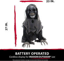 Load image into Gallery viewer, Haunted Hill Farm HHCLOWN-12FLSA Life-Size Animatronic Clown, Color 1