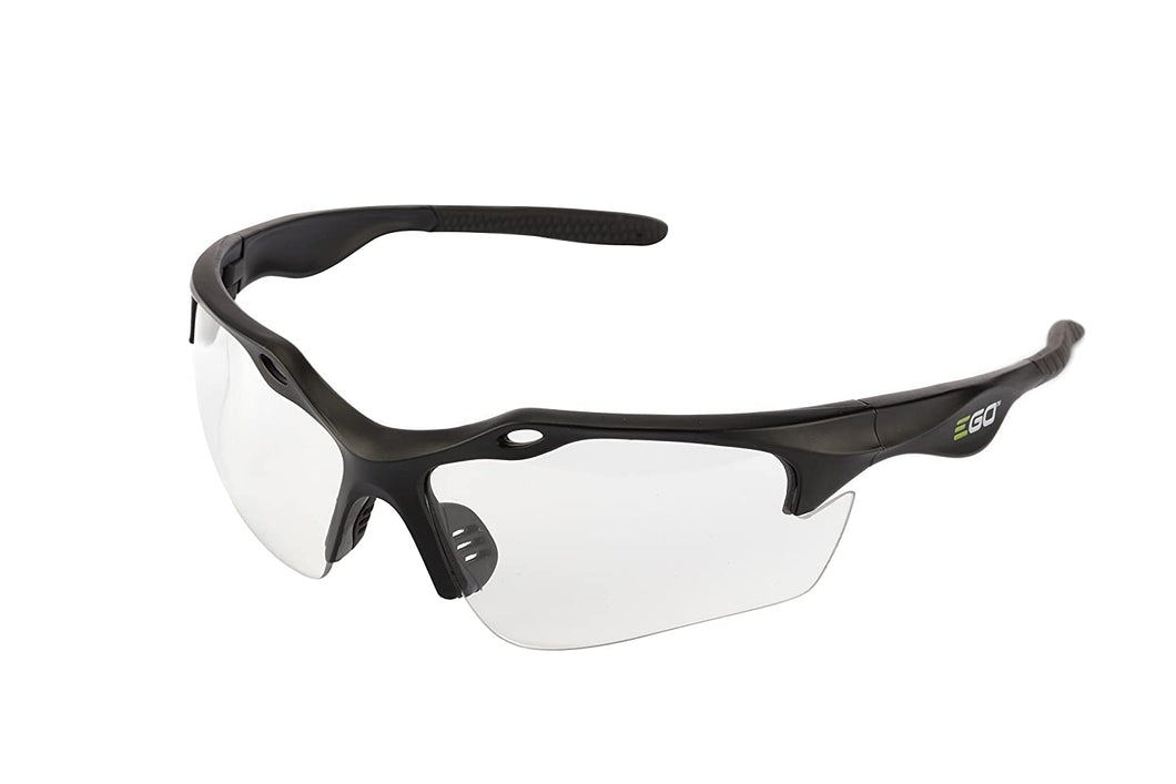 EGO Power+ GS001 Anti-Scratch Safety Glasses with 99.99-Percent UV Protection and ANSI Z87.1 Standards, Clear Lens