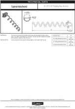 Load image into Gallery viewer, Liberty Outdoor ANCHFR8-ORG-A Folding Ring Spiral Ground Anchor