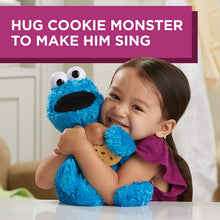 Load image into Gallery viewer, Sesame Street Feed Me Cookie Monster Plush: Interactive 13 Inch Cookie Monster, Says Silly Phrases, Belly Laughs, Sesame Street Toy for Kids 18 Months Old and Up