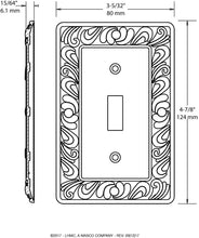 Load image into Gallery viewer, Paisley Single Switch Wall Plate