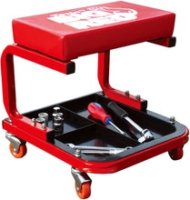 Load image into Gallery viewer, BIG RED Torin Rolling Creeper Garage/Shop Seat: Padded Mechanic Stool with Tool Tray