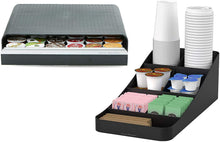 Load image into Gallery viewer, Mind Reader COMP7MESH-BLK Condiment Organizer Storage