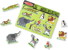 Load image into Gallery viewer, Melissa &amp; Doug Zoo Animals Sound Puzzle