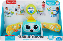 Load image into Gallery viewer, Fisher-Price Rollin&#39; Rovee, interactive activity toy with music, lights, and learning content for kids ages 6 months to 5 years