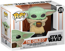 Load image into Gallery viewer, Funko Pop! Star Wars: The Mandalorian - The Child with Cup Vinyl Bobblehead