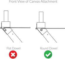 Load image into Gallery viewer, Casual Home Director Chair Canvas, 18.5&quot;W x 16&quot;D, White