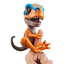 Load image into Gallery viewer, Untamed T-Rex by Fingerlings  – Tracker (Black/Green) - Interactive Collectible Dinosaur - By WowWee