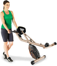Load image into Gallery viewer, Exerpeutic Gold Heavy Duty Foldable Exercise Bike with 400 lbs Weight Capacity