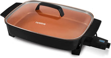 Load image into Gallery viewer, Nu Wave 31825 Medley Electric Skillet, 16" x 12", Black