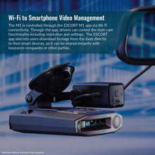 Load image into Gallery viewer, Escort M1 Dash Camera - 1080p Full HD Video Dash Cam, Loop Recording, G-Sensor, 16GB Micro SD Card Included, iPhone and Android Compatible