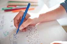 Load image into Gallery viewer, Paper Mate Flair Felt Tip Pens, Medium Point (0.7mm), 12 Green, 12 Blue &amp; 12 Black, Total of 36 Pens