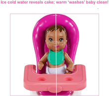 Load image into Gallery viewer, Barbie Skipper Babysitters Inc. Dolls &amp; Playset with Babysitting Skipper Doll, Color-Change Baby Doll, High Chair &amp; Party-Themed Accessories for Kids 3 to 7 Years Old