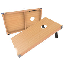 Load image into Gallery viewer, Outdoor Cornhole Lawn Game Set-Family Friendly, Fun for Kids and Perfect for Your Next Tailgate- Official Size Boards and Bags by Hey! Play!