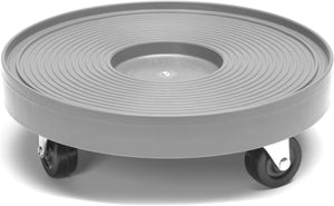 DeVault DEV3015E 12 Inch Plant Dolly With Hole Espresso